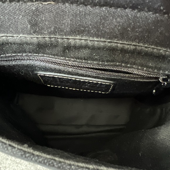 Fossil Shoulder Travel  Bag Black N‎ 054 The Original Premium Canvas Vintage - Picture 5 of 7